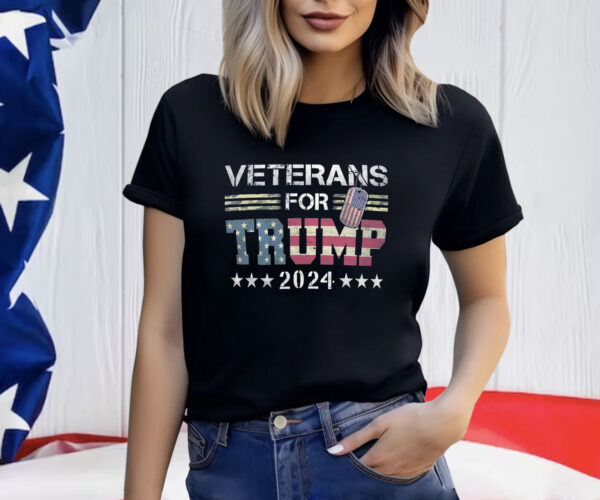 Veterans for Trump 2024, Patriotic American Pro Trump Shirt