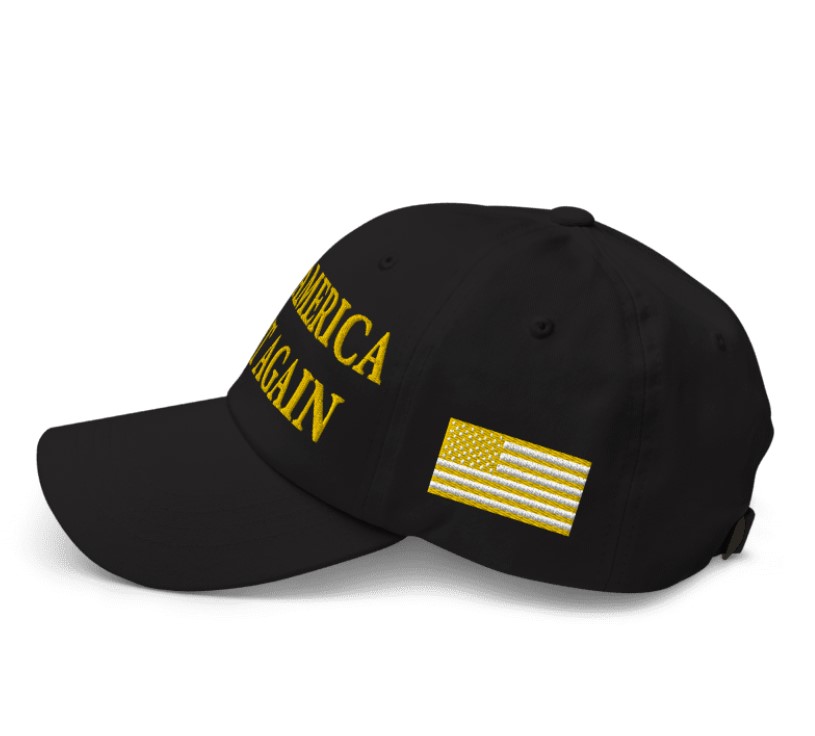 Victory! Black Dark 45-47 MAGA Hat