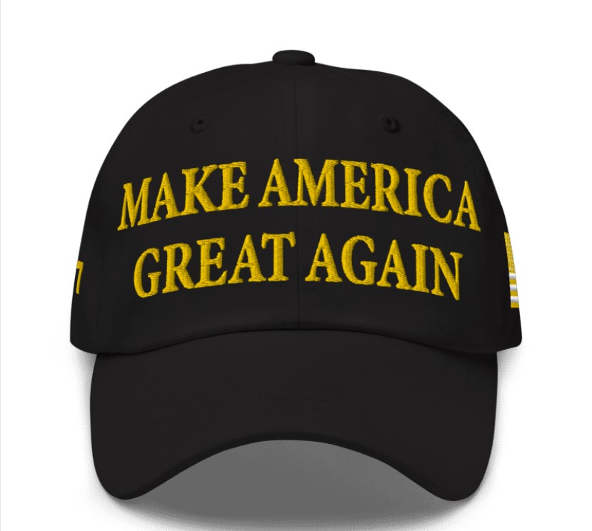 Victory! Black Dark 45-47 MAGA Hat