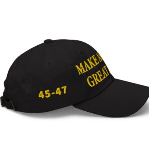 Victory! Black Dark 45-47 MAGA Hat