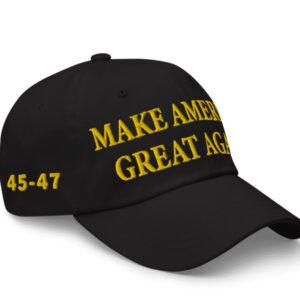 Victory! Black Dark 45-47 MAGA Hat