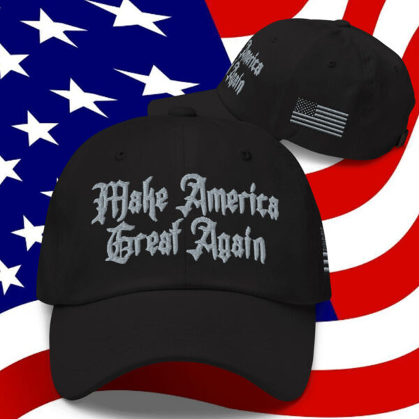Trump Dark Gothic Maga Victory Hat