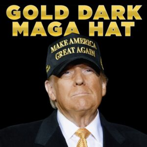 Victory! Trump Gold Gothic MAGA Hat