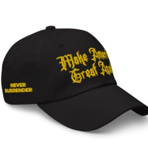 Victory! Trump Gold Gothic MAGA Hat