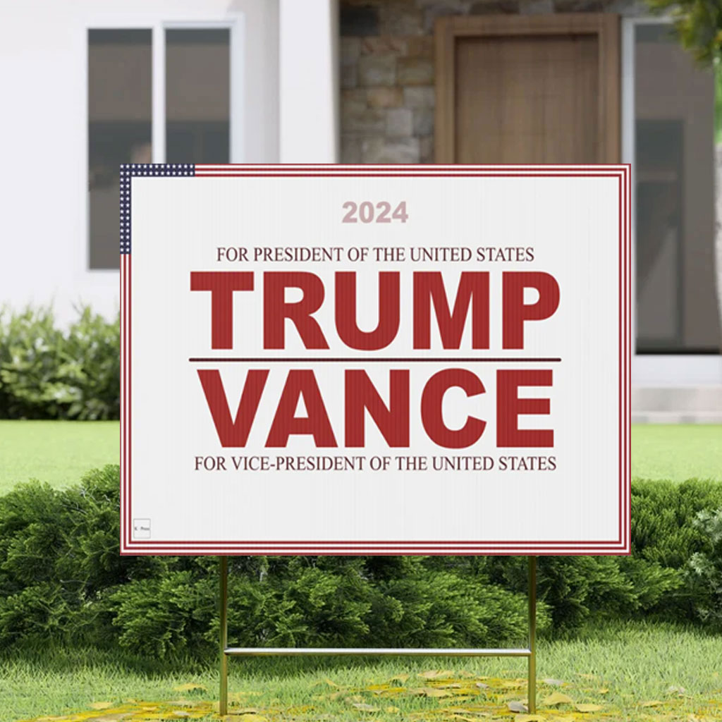 Victory! Trump - Vance 2024 Yard Sign