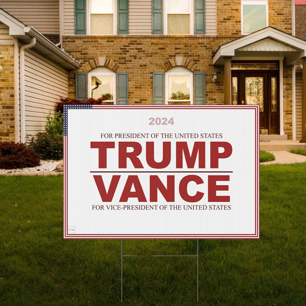 Victory! Trump - Vance 2024 Yard Sign