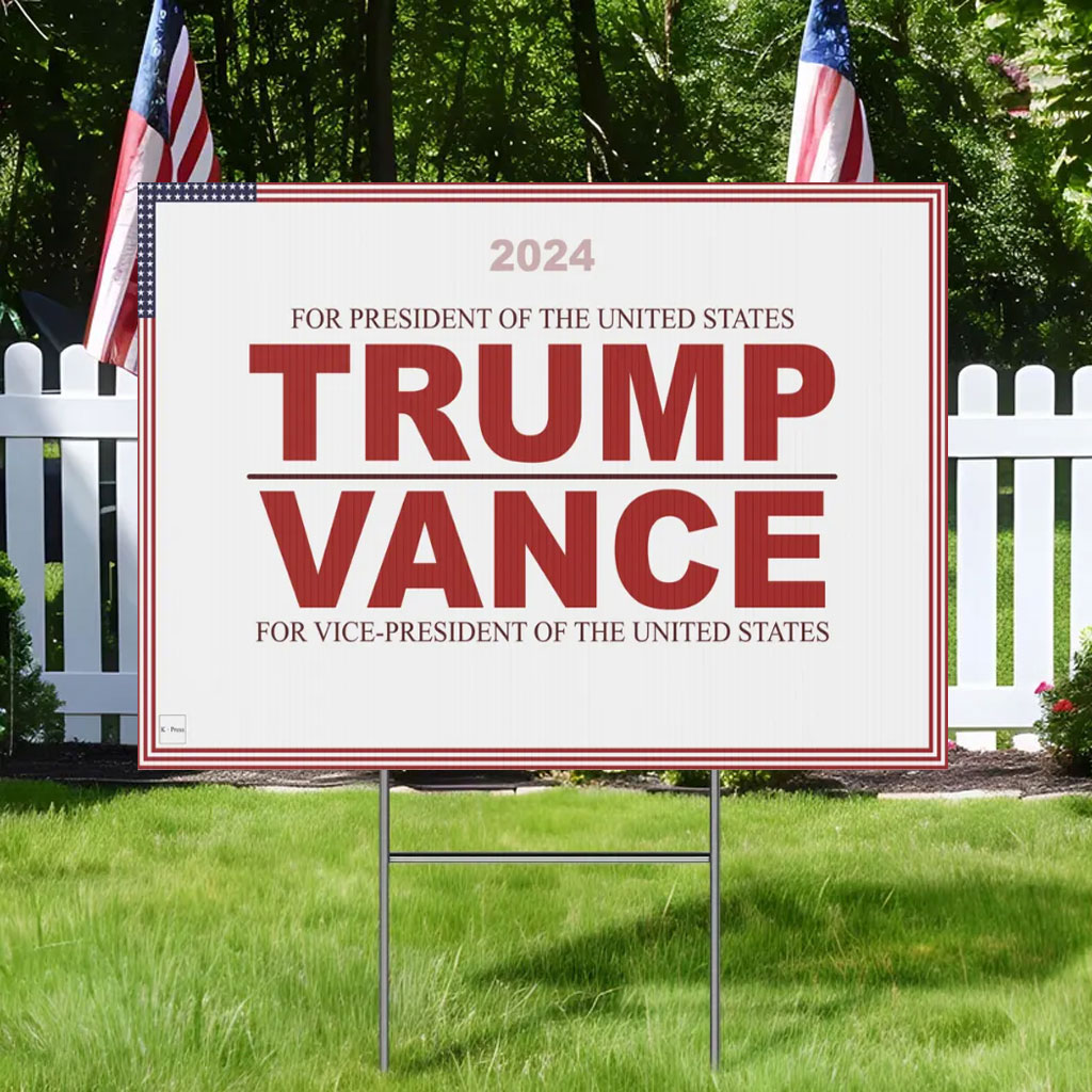 Victory! Trump - Vance 2024 Yard Sign