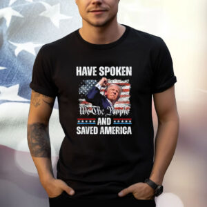 We The People Have Spoken And Save America 2024 Election Map T-Shirt