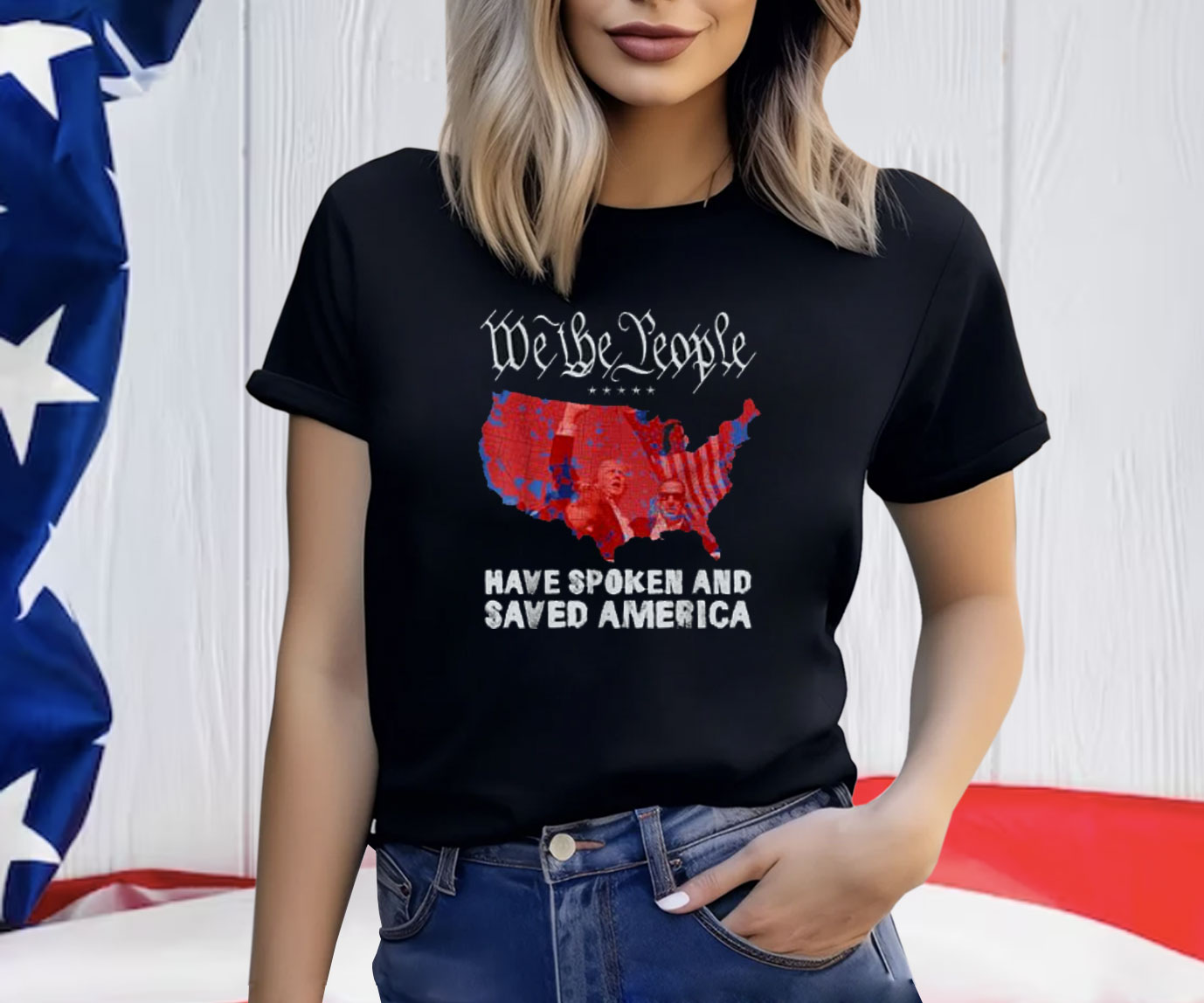 We the People Have Spoken and Saved America Funny Trump T-Shirt