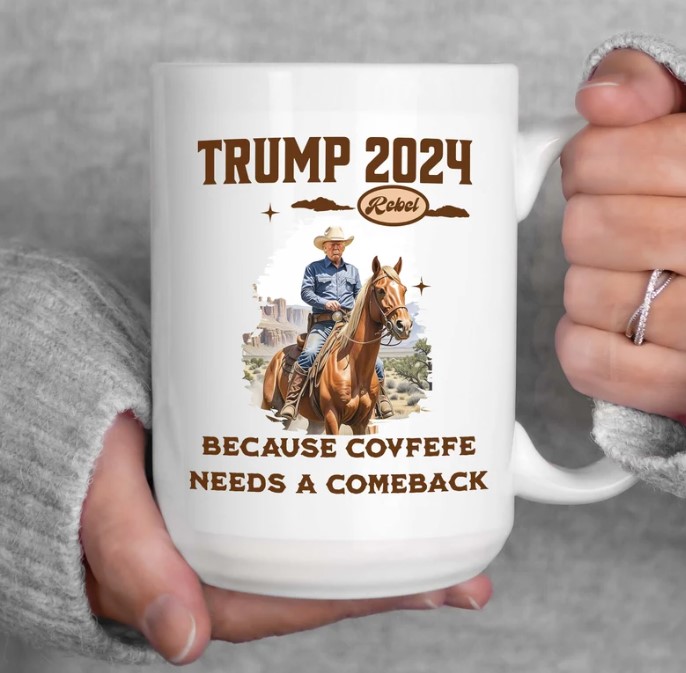 Western Cowboy Trump 2024 Mug