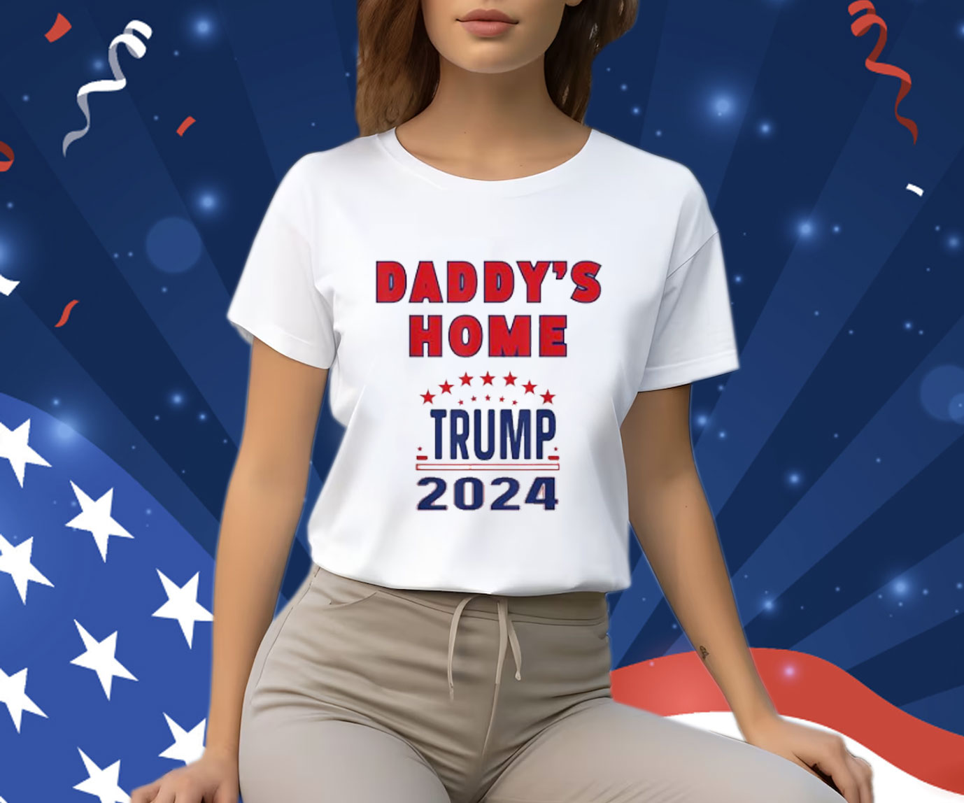 Winning So Much We Made Tees Trump 2024 Daddys Home T-Shirt