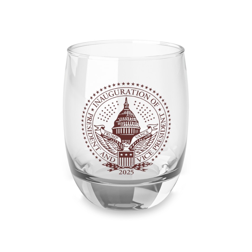 2025 Inaugural Maga Seal Wine Glasses
