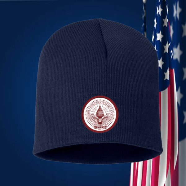2025 Trump Inaugural Seal Red Cuffed Beanie
