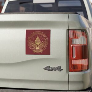 2025 Trump Inaugural Seal Red Car Magnets