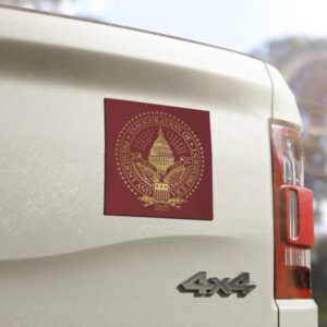 2025 Trump Inaugural Seal Red Car Magnets