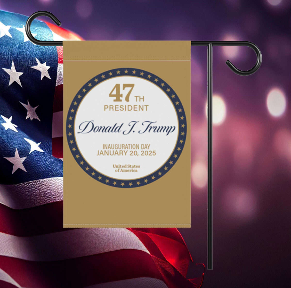 2025 Trump Inauguration Day Flag