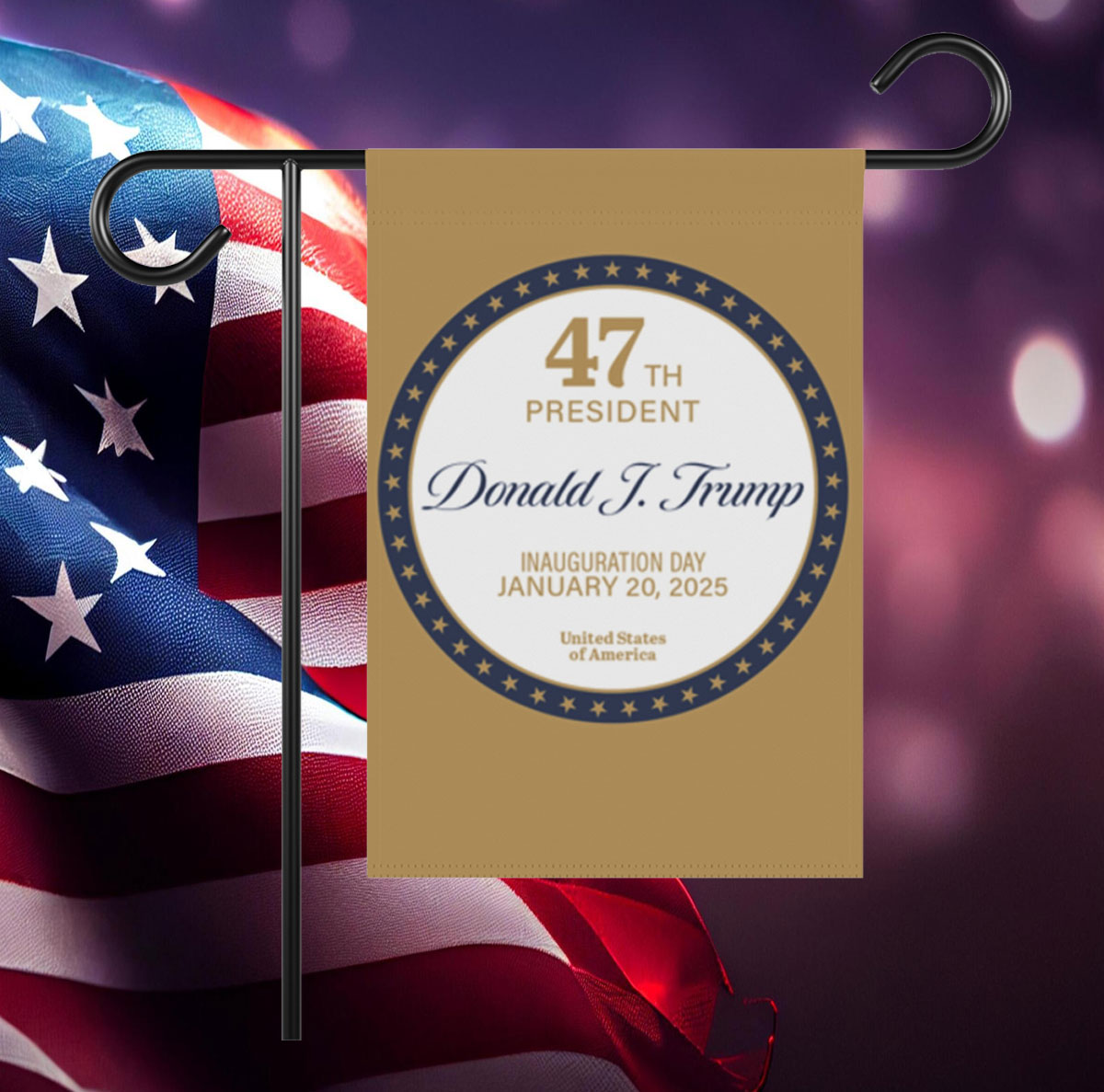 2025 Trump Inauguration Day Flag