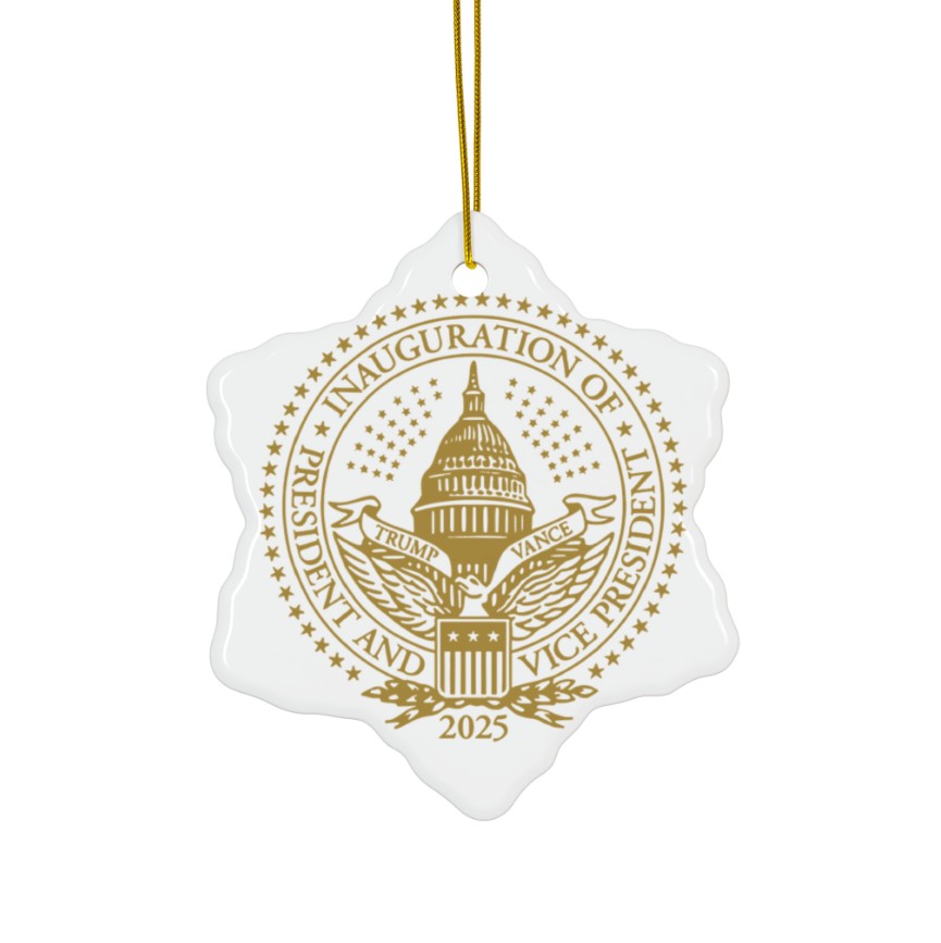 2025 Trump Inauguration MAGA Ornament