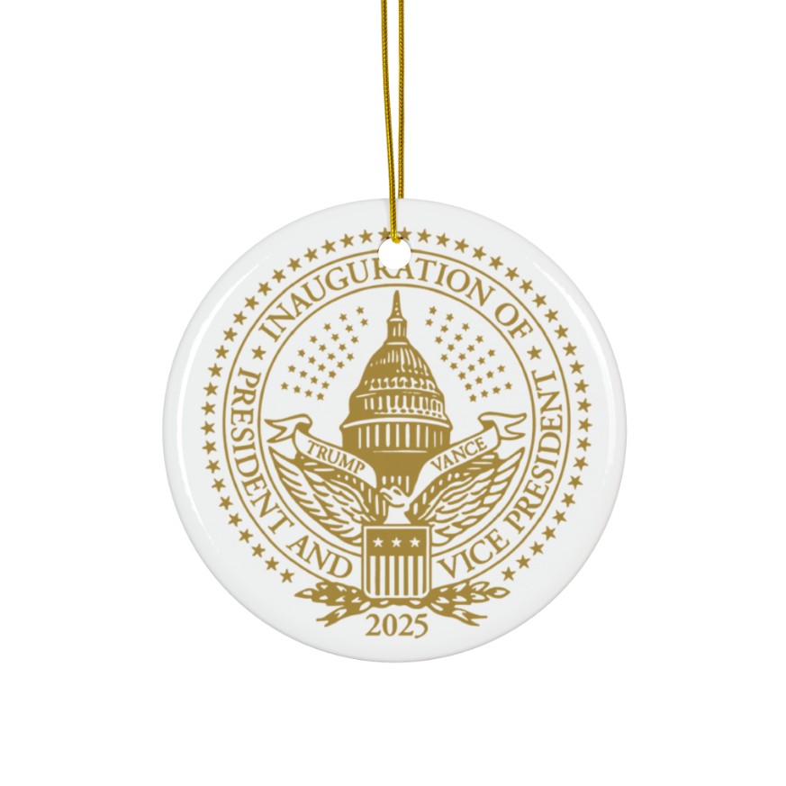 2025 Trump Inauguration MAGA Ornament