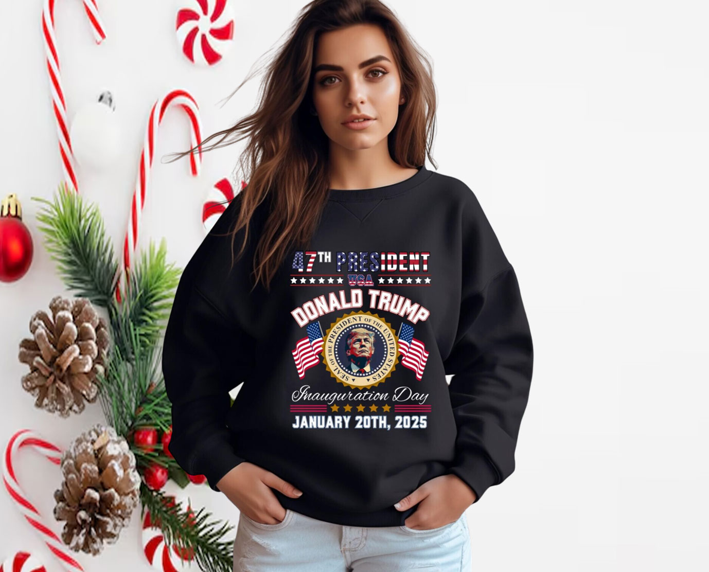 47th President Donald Trump Inauguration Sweatshirt