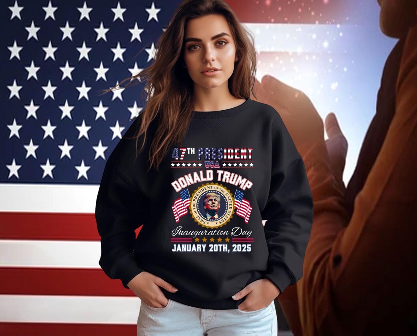 47th President Donald Trump Inauguration Sweatshirt
