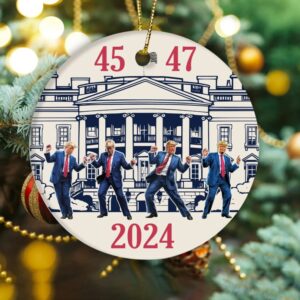 Daddy Home Trump Ornament