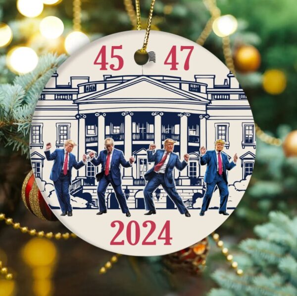 Daddy Home Trump Ornament