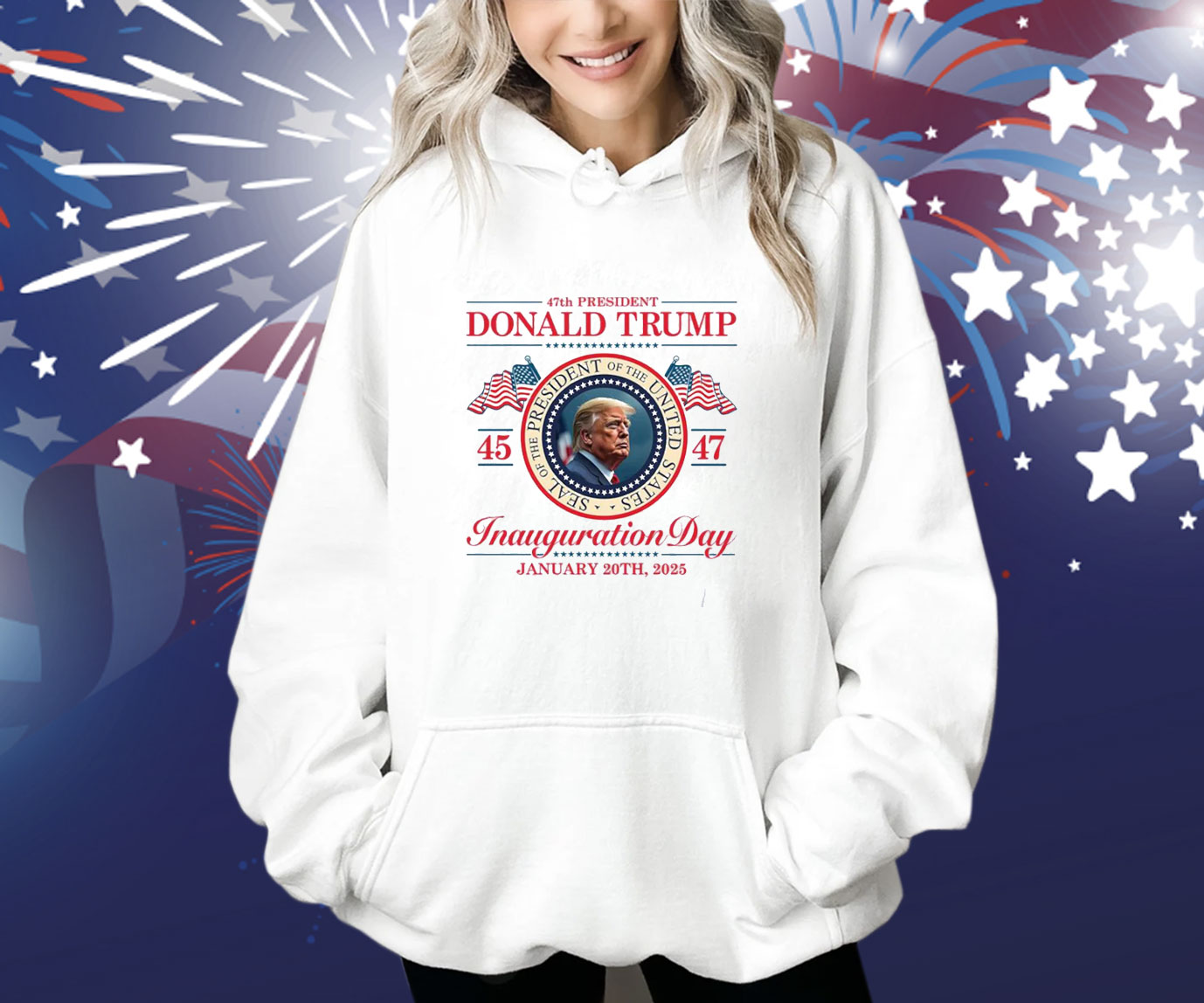 Donald Trump 47th President Inauguration 2025 Supporters Patriotic Shirt