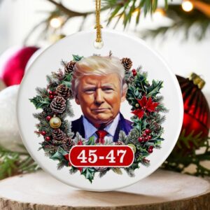 Donald Trump Christmas 2024 Ornament