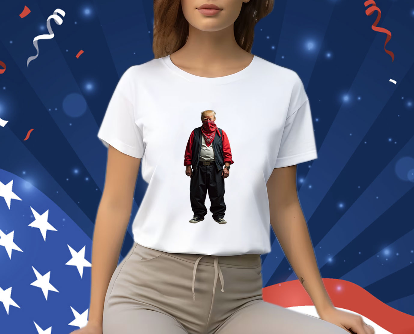 Donald Trump as Rap Gangster T-Shirt