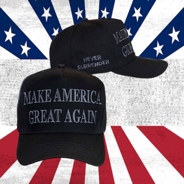 Hot! Donald Trump Dark MAGA 2025 Hat