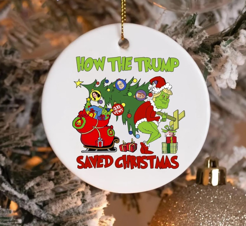 How The Trump Saved Christmas Trump Ornament