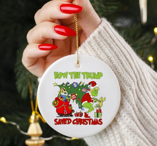 How The Trump Saved Christmas Trump Ornament
