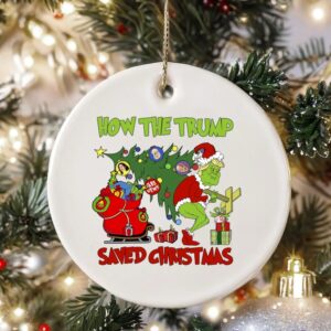 How The Trump Saved Christmas Trump Ornament