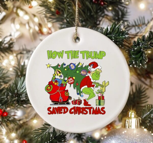 How The Trump Saved Christmas Trump Ornament