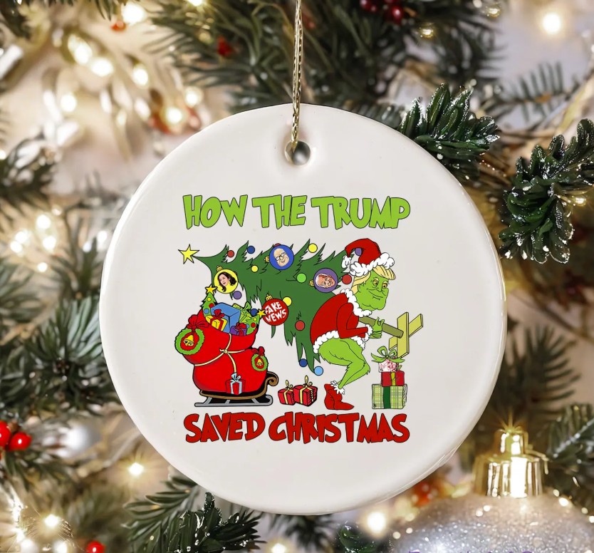 How The Trump Saved Christmas Trump Ornament