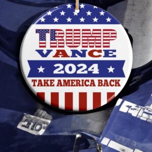 Official Trump Vance 2024 Christmas Ornament