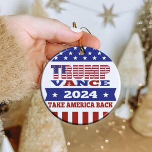 Official Trump Vance 2024 Christmas Ornament