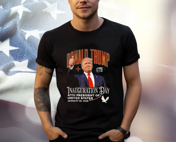 President Donald Trump Inauguration Day 2025 Memorabilia Y2K T-Shirt