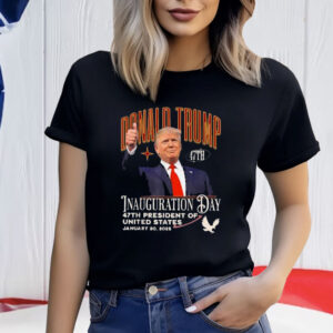 President Donald Trump Inauguration Day 2025 Memorabilia Y2K T-Shirt