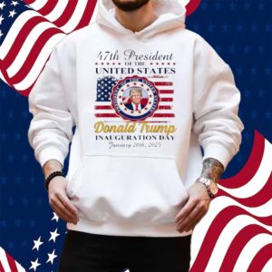 President Donald Trump Inauguration Day 2025 Vintage US Flag Shirt