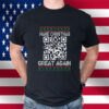 QR President Trump 45-47 Dancing Dance Moves MAGA Shirt