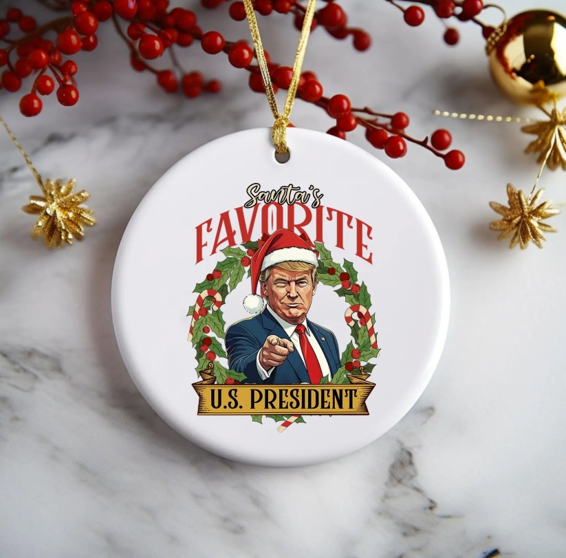 Santa Favorite US President Ornamentc