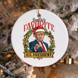 Santa Favorite US President Ornament