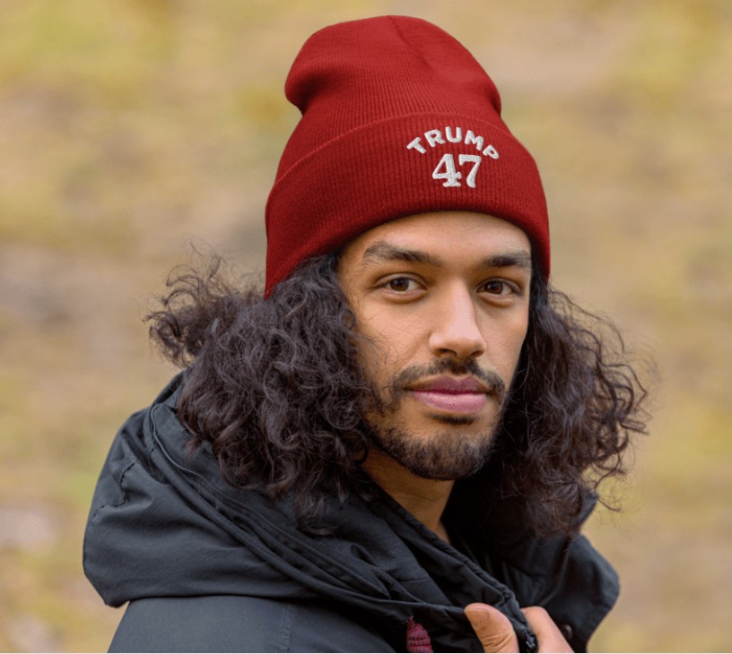 Trump 47 Red Cuffed Beanie