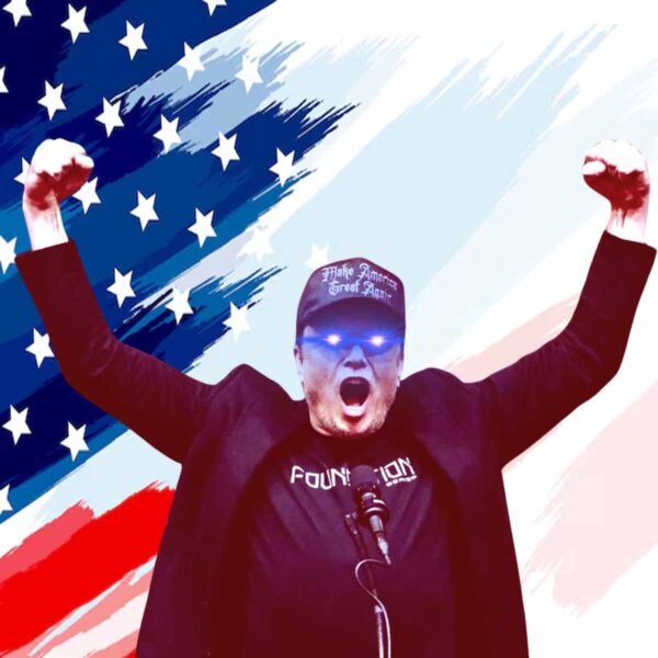 Trump Dark Gothic Maga 2025 Hat