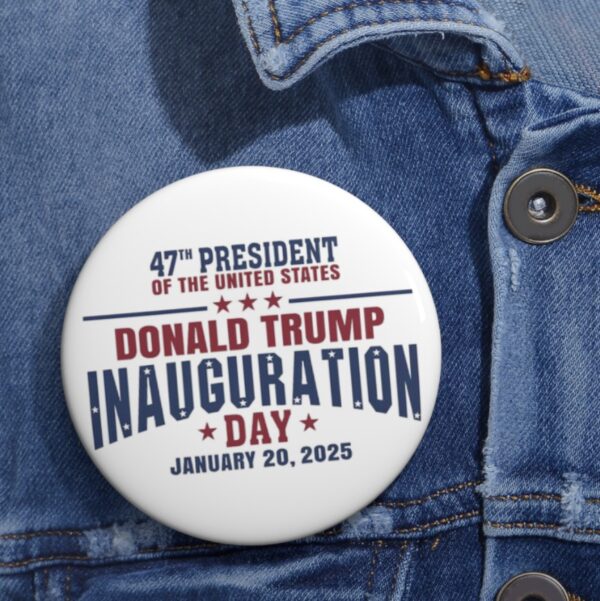 Trump Inauguration Day 2025 47 Th President Buttons