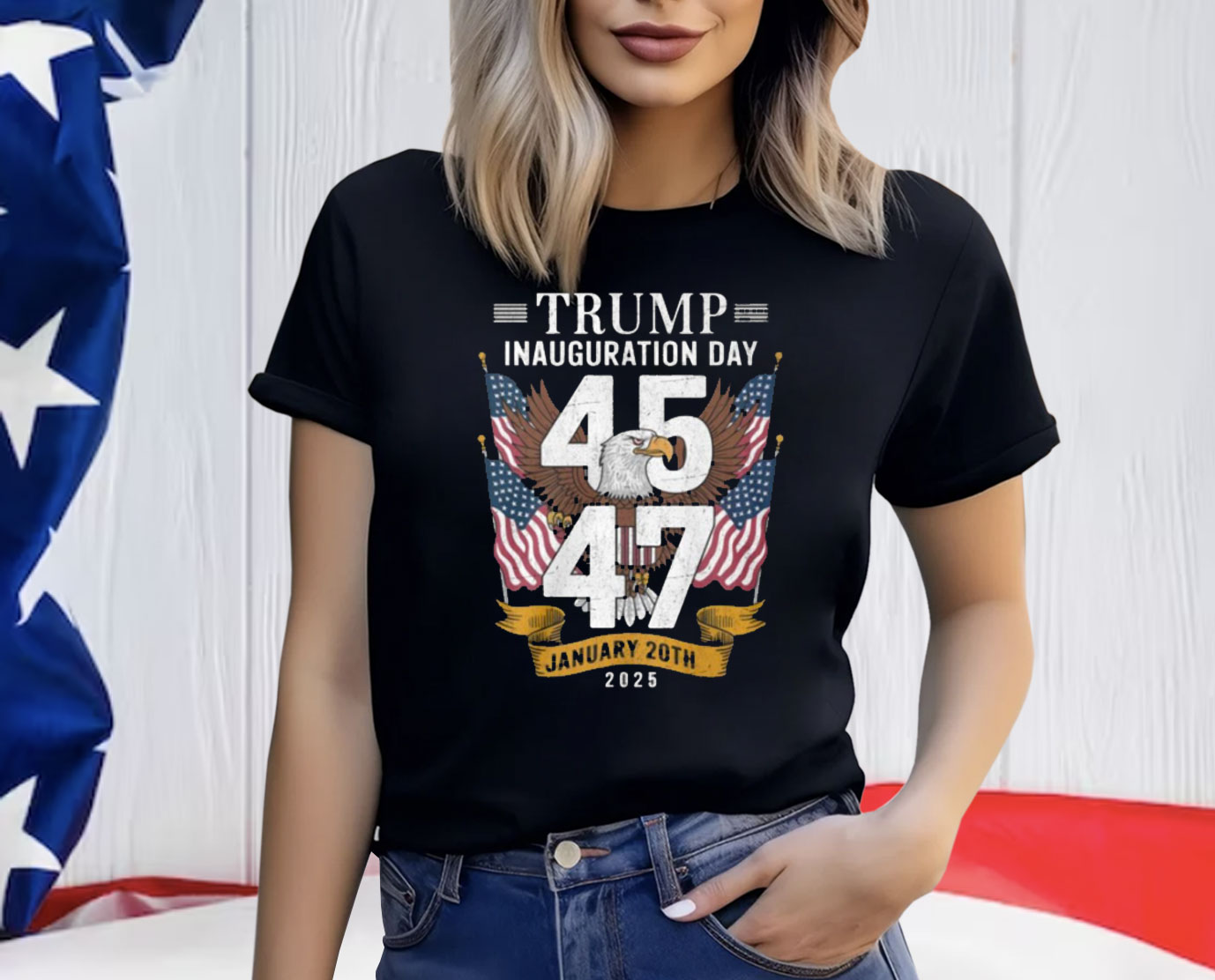 Trump Inauguration Day 45 - 47 T-Shirt