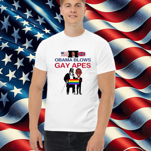 Trump Obama Blows Gay Apes Sarcastic Shirt