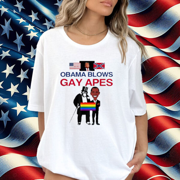 Trump Obama Blows Gay Apes Sarcastic Shirt